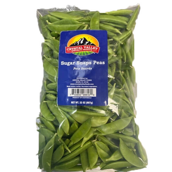 CRYSTAL VALLEY SUGAR SNAP PEAS BAG