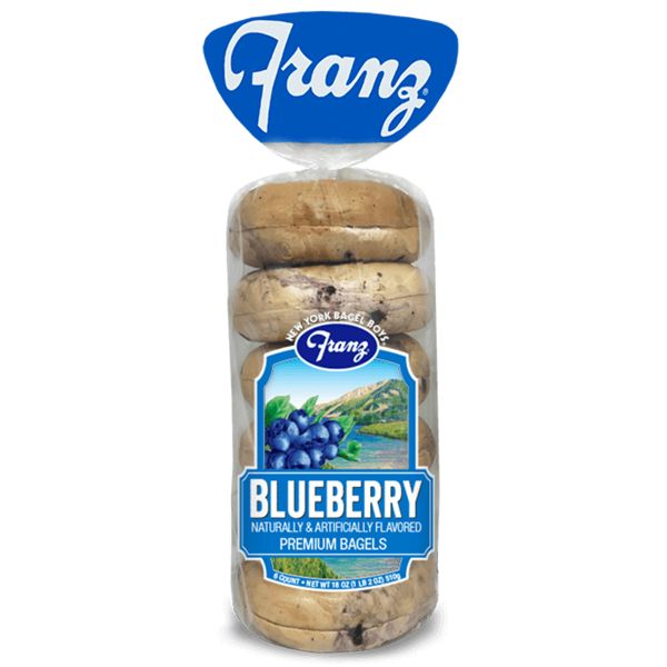 FRANZ NEW YORK BLUEBERRY BAGEL