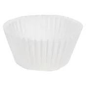 HOFFMASTER FLUTED WHITE WAX BAKING CUP 1.5X1X3.5