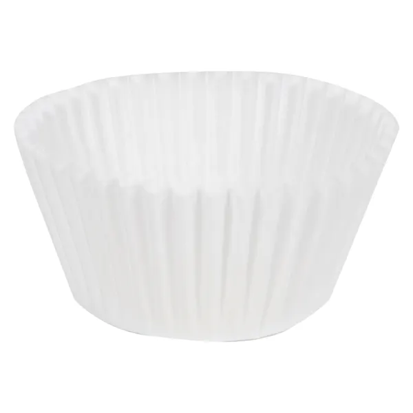 HOFFMASTER FLUTED WHITE WAX BAKING CUP 1.5X1X3.5