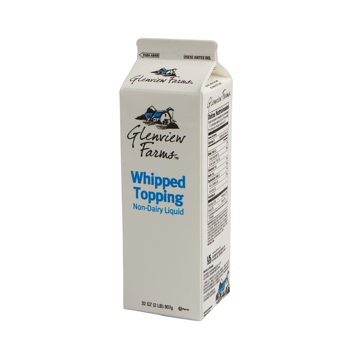 GLENVIEW FARMS LIQUID NON DAIRY WHIPPED TOPPING