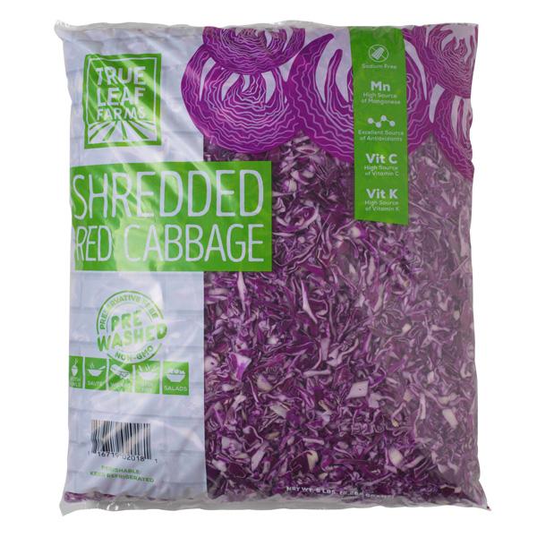 TRUE LEAF SHREDDED RED CABBAGE