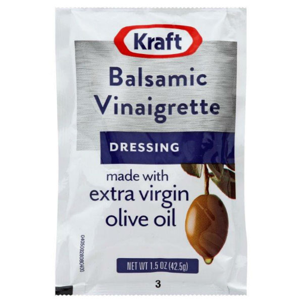 KRAFT SIGNATURE BALSAMIC VINAIGRETTE DRESSING PACKETS