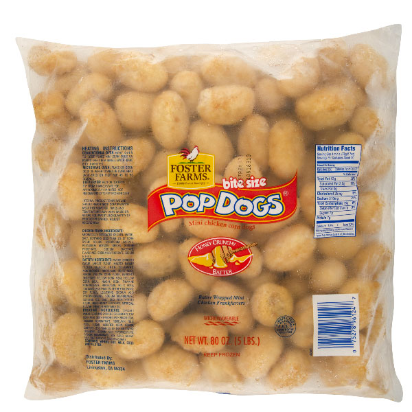 FOSTER FARMS MINI CHICKEN POP DOGS