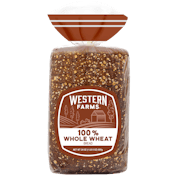 OVEN FRESH WESTERN FARMS 100% WHOLE WHEAT BREAD