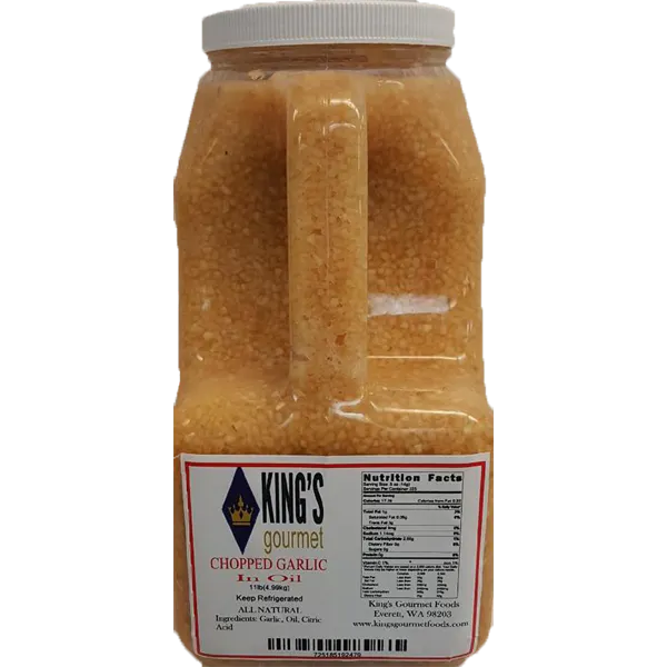 KINGS GOURMET CHOPPED GARLIC IN OIL