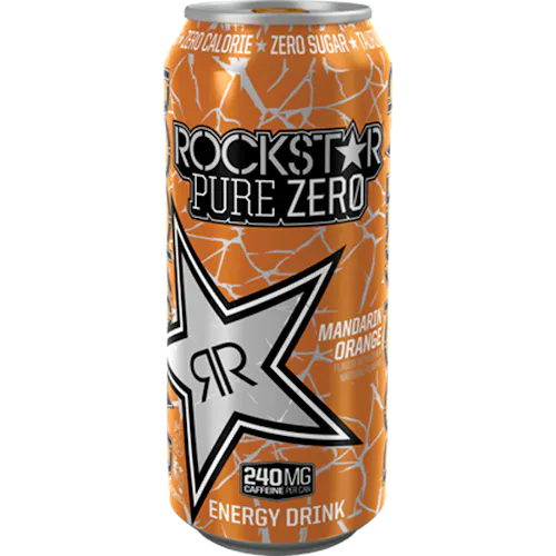 ROCKSTAR ENERGY PURE ZERO MANDARIN ORANGE