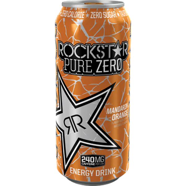 ROCKSTAR ENERGY PURE ZERO MANDARIN ORANGE