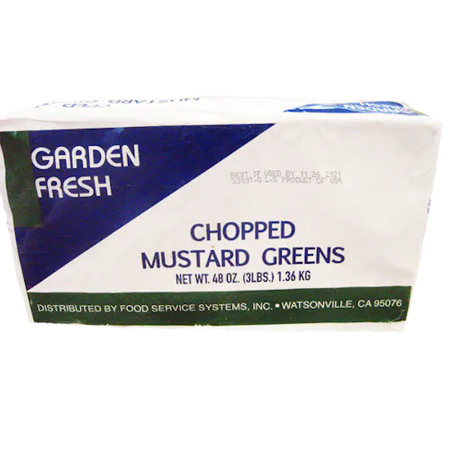 GARDEN-FRESH CHOPPED MUSTARD GREENS