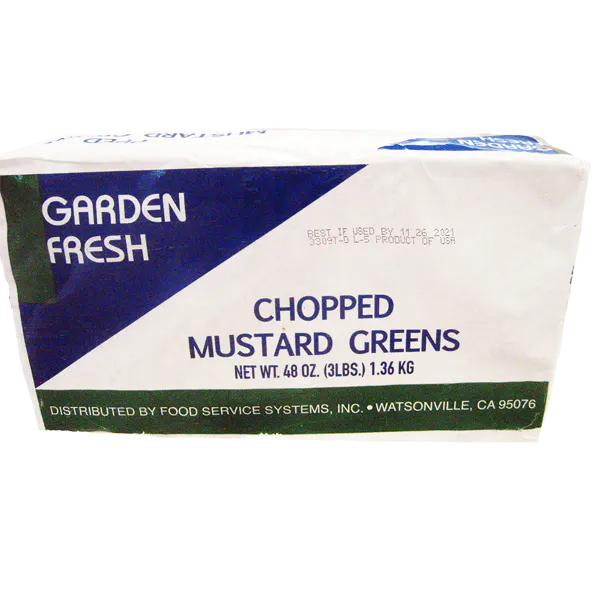 GARDEN-FRESH CHOPPED MUSTARD GREENS