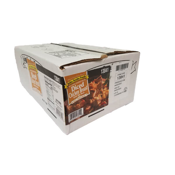 JOHN SOULES FOODS DICED COOKED CHICKEN BREAST