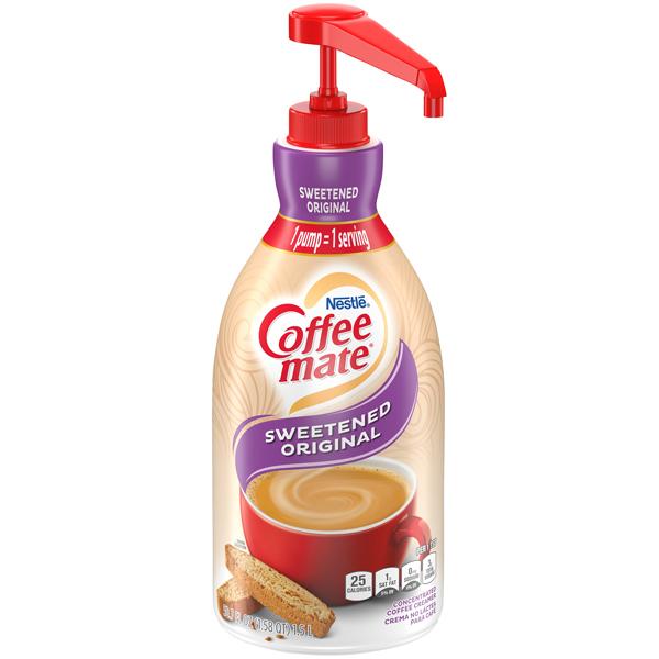 COFFE-MATE LIQUID SWEETENED ORIGINAL CREAMER SHELF STABLE WITH PUMP