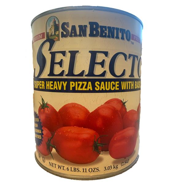 SAN BENITO SUPER HEAVY PIZZA SAUCE WITH BASIL