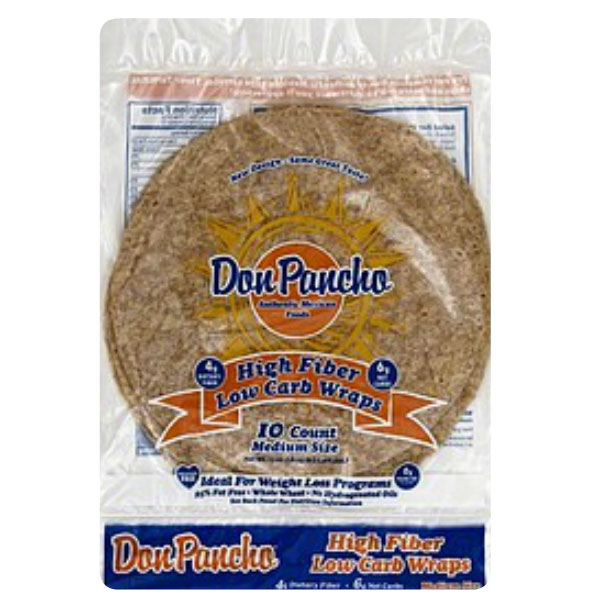 DON PANCHO LOW CARB 8 INCH FLOUR TORTILLA