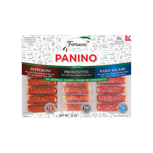 FIORUCCI PANINO ASSORTMENT, PEPPERONI, PROSCIUTTO AND HARD SALAMI