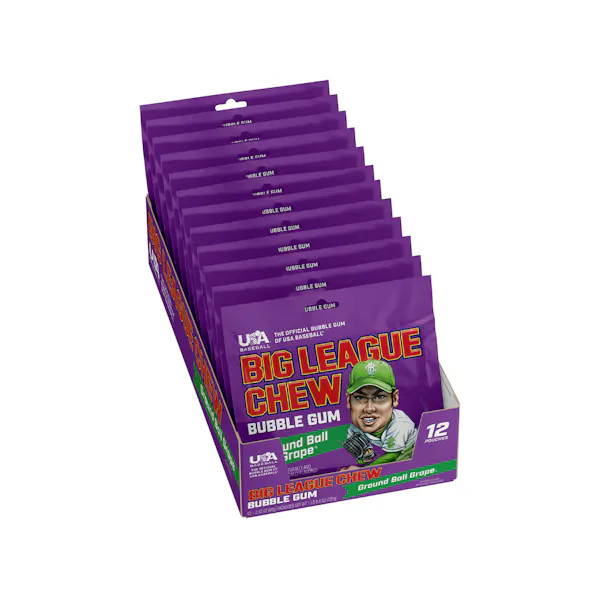 BIG LEAGUE CHEW GRAPE BUBBLE GUM