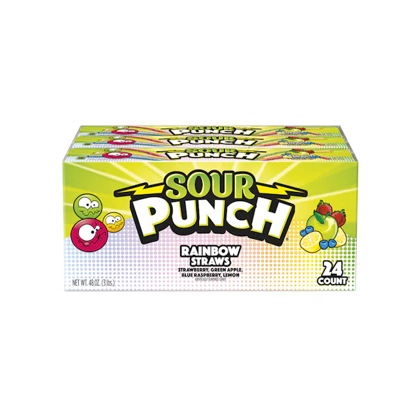 SOUR PUNCH RAINBOW STRAWS