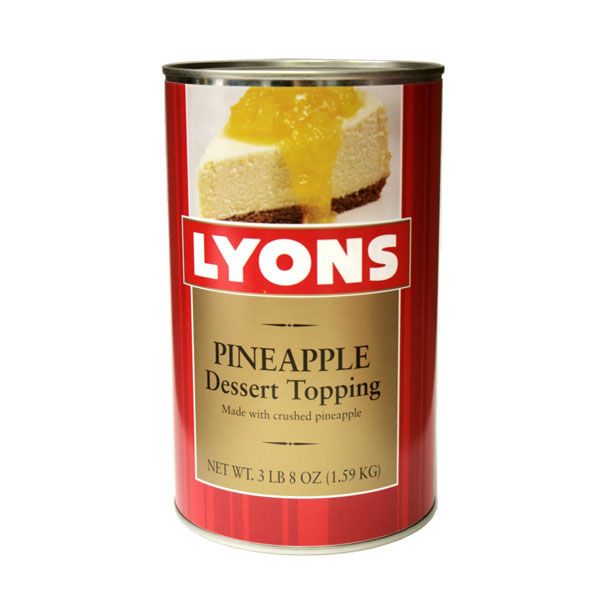 LYONS DESSERT TOPPING PINEAPPLE