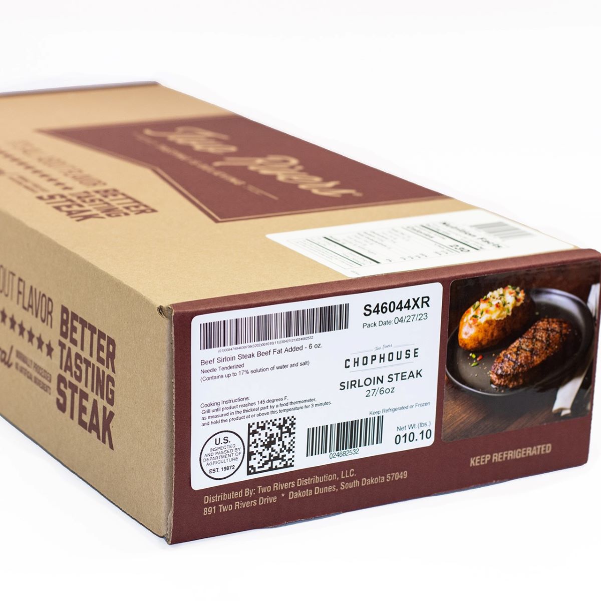 TWO RIVERS CHOPHOUSE SIRLOIN STEAK 6OZ