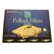 ICELANDIC POLLOCK FILLET SKINLESS CELLO WRAPPED