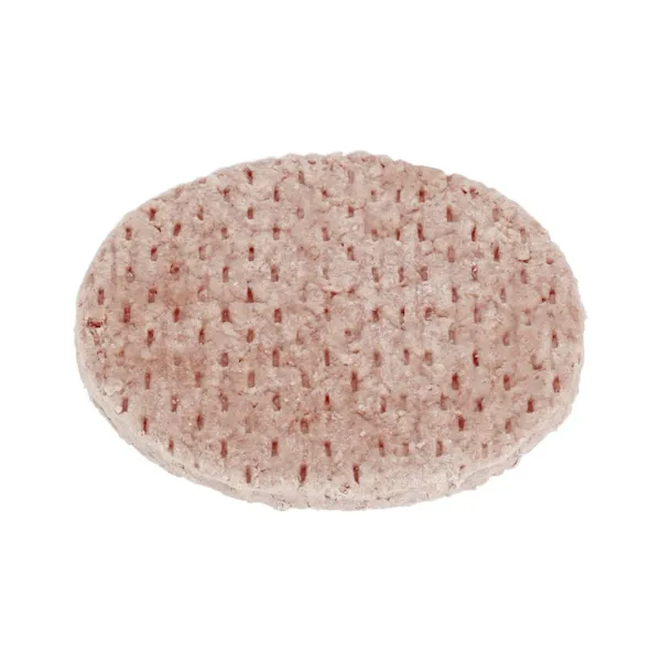 CATTLEMAN'S SELECTION BEEF PATTY GROUND 75/25 4:1 ROUND 1/2 THICK WAFFLED RAW