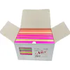 NICE 8 FAT STRAW ASSORTED NEON POLYPROPYLENE