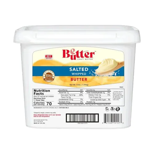 BETTER BUTTER WHIPPED SALTED BUTTER