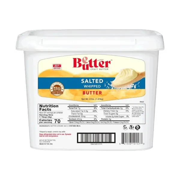 BETTER BUTTER WHIPPED SALTED BUTTER