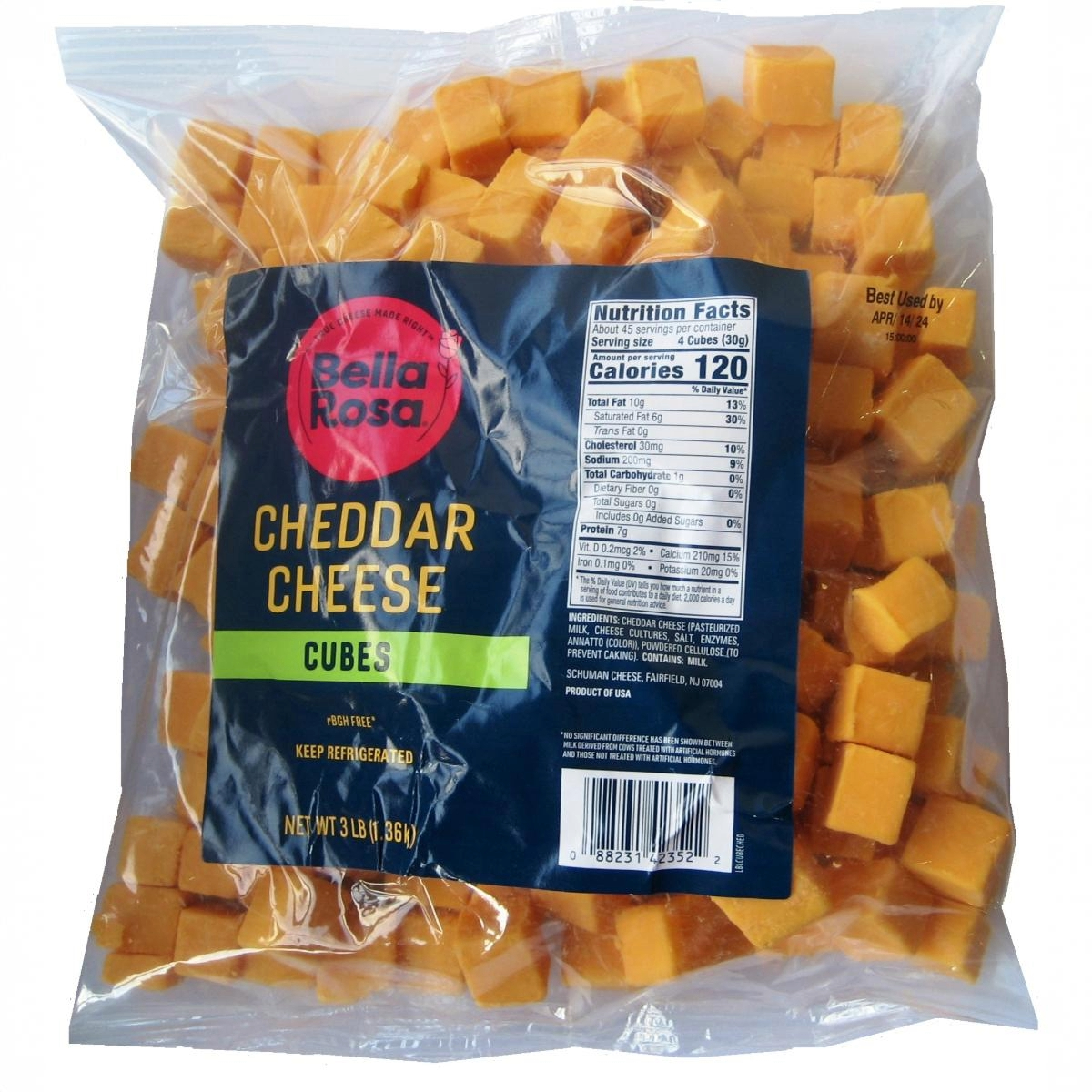 BELLA ROSA CHEDDAR CUBE