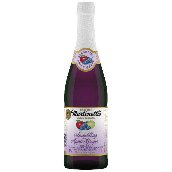 MARTINELLI SPARKLING APPLE GRAPE JUICE