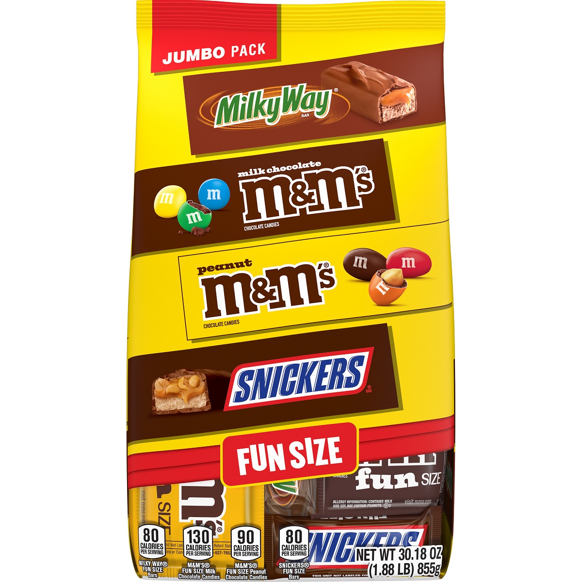 MARS ASSORTED FUN SIZED CHOCOLATE VARIETIES
