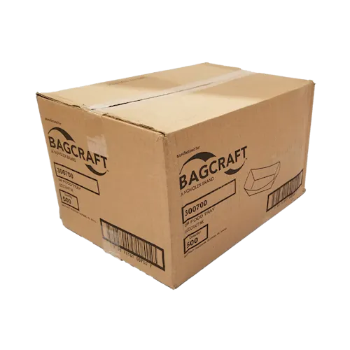 BAGCRAFT 5# FOOD TRAY KRAFT