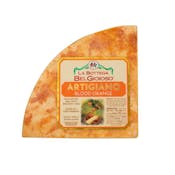BELGIOIOSO ARTIGIANO BLOOD ORANGE QUARTER CHEESE WHEEL