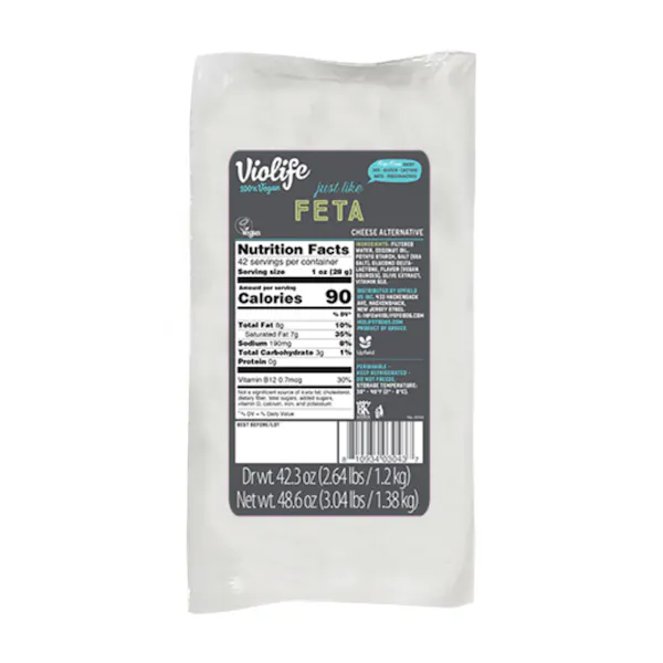 VIOLIFE DAIRY FREE GREEK FETA BLOCK