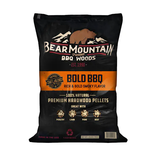 BEAR MOUNTAIN BOLD BLEND PREMIUM WOOD BBQ PELLETS