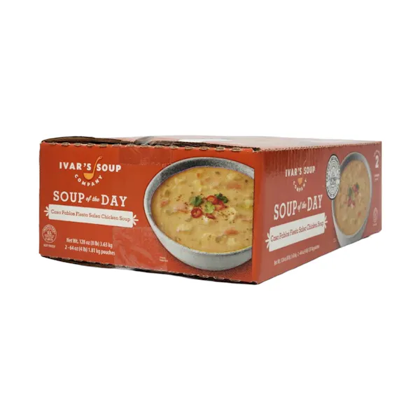 Ivars Food IVARS CASA PABLOS FIESTA SALSA CHICKEN SOUP FROZEN - US Foods CHEF'STORE