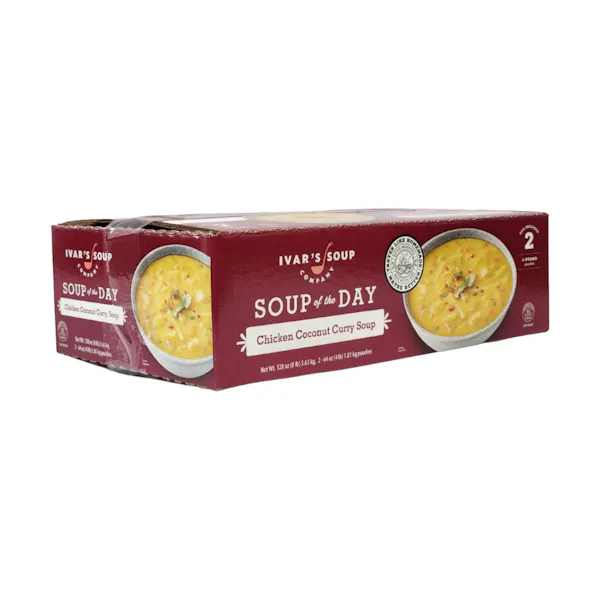 IVARS CHICKEN COCONUT CURRY SOUP FROZEN