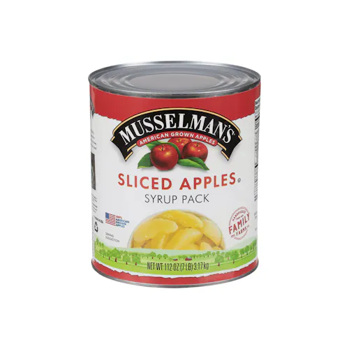 MUSSELMAN'S SLICED APPLES IN HEAVY SYRUP