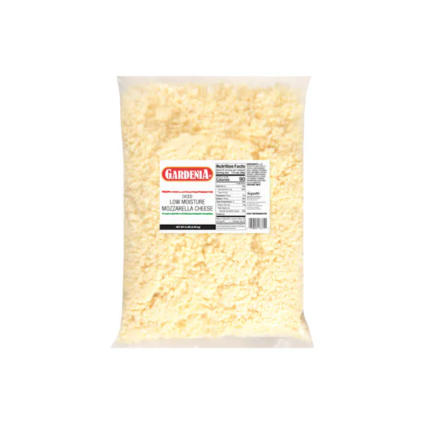 GARDENIA WHOLE MILK MOZZARELLA CHEESE DICED