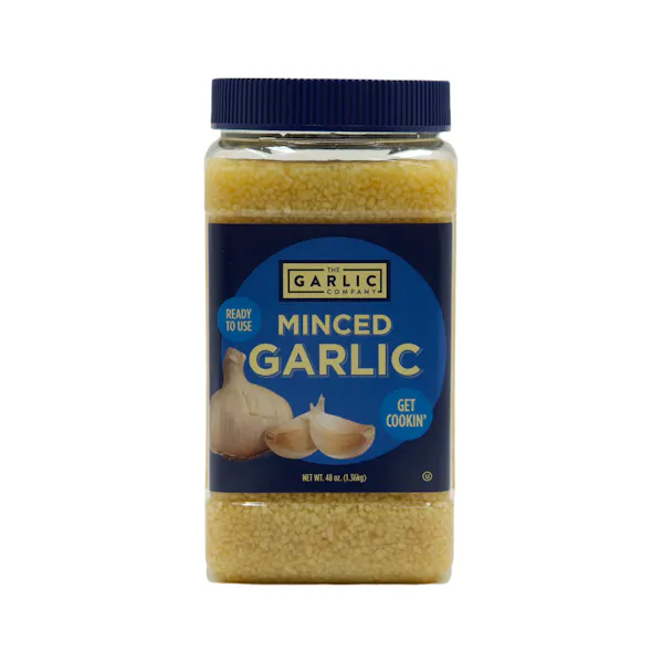 MINCED GARLIC JAR - 48 OZ.