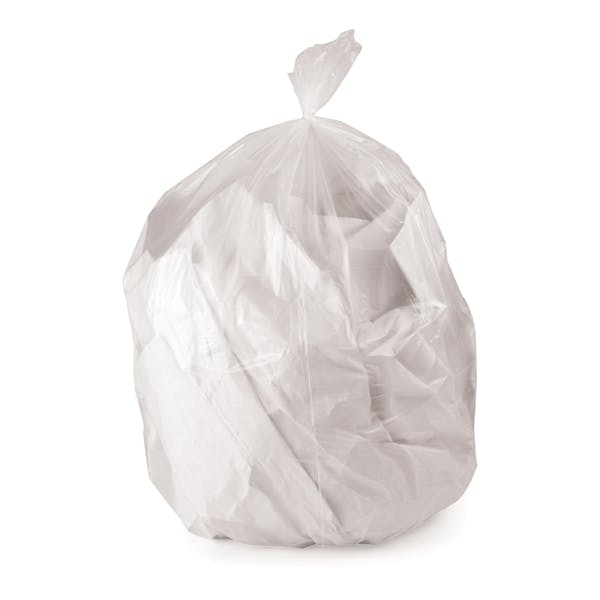 HERITAGE BAG 45 GAL 40X46 CLEAR 1.1MIL LLDPE CAN LINERS