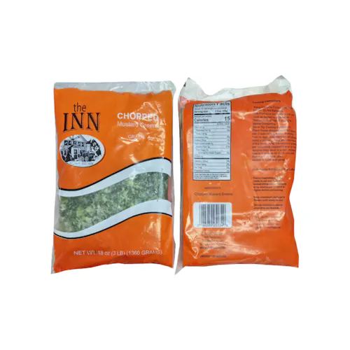 INN FOODS MUSTARD GREENS CHOPPED GRADE A FROZEN BAG