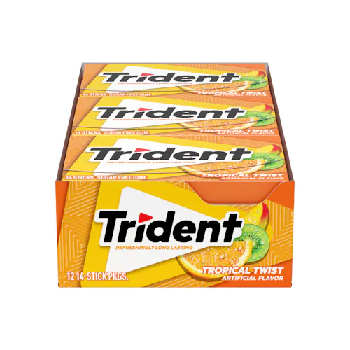 TRIDENT TROPICAL TWIST GUM