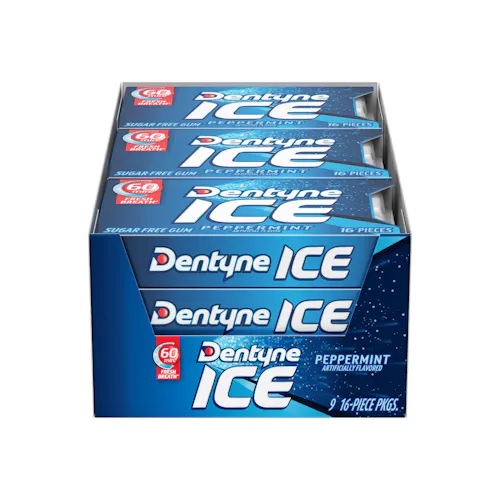 DENTYNE PEPPERMINT ICE GUM