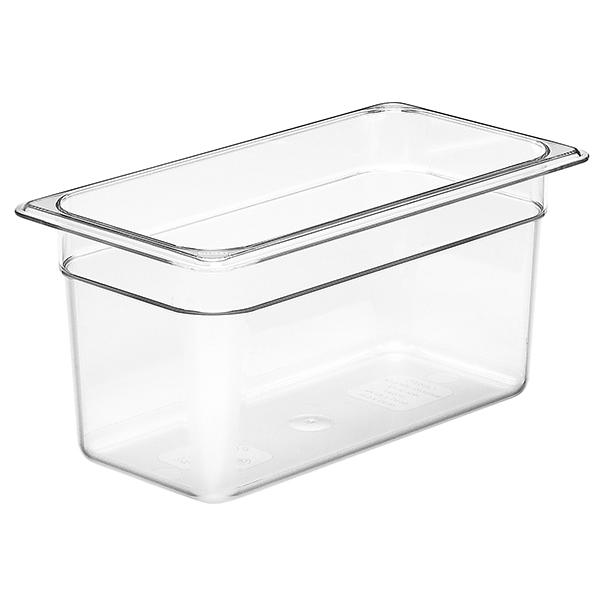 CAMBRO CLEAR THIRD SIZE 6 INCH DEEP FOOD PAN