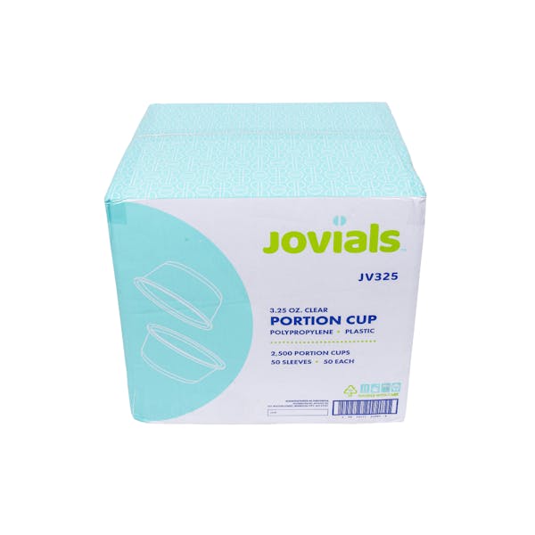 JOVIALS 3.5OZ CLEAR POLYPROPYLENE PORTION CUP