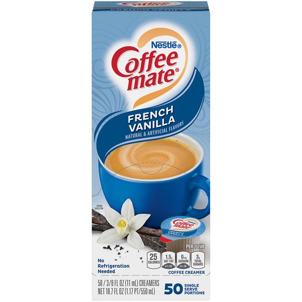 COFFEE MATE CREAMER SINGLES FRENCH VANILLA