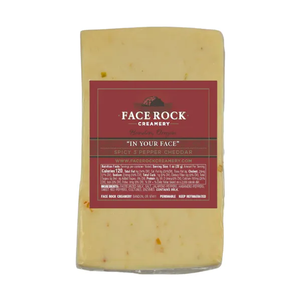 FACE ROCK CREAMERY IN YOUR FACE CHEDDAR LOAF
