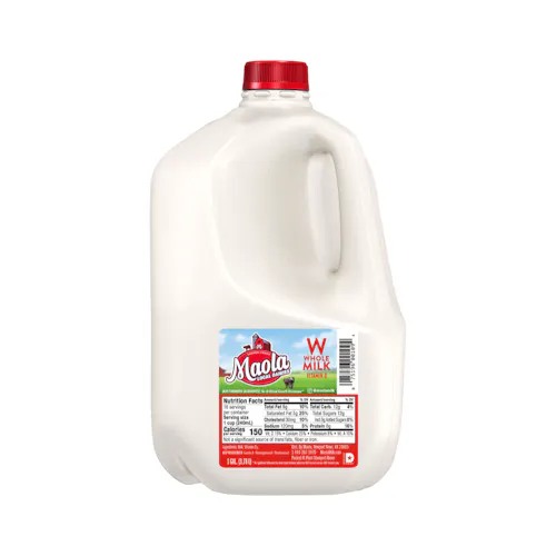 MAOLA WHOLE MILK GALLON HTST