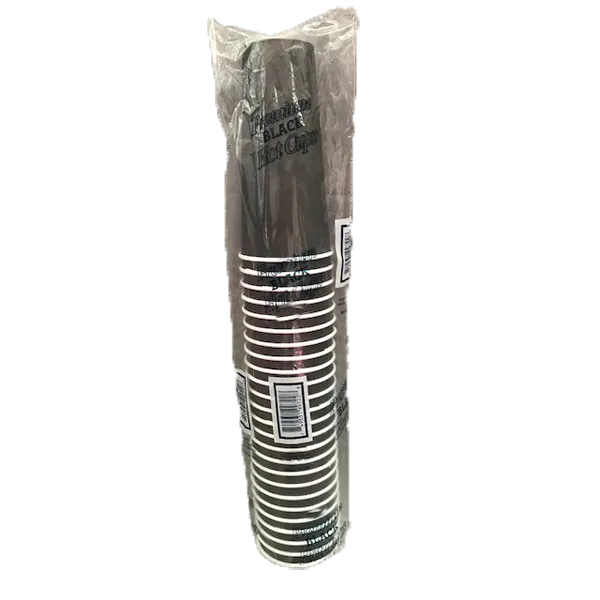 NORTHWEST NAPKIN 12 OZ BLACK PAPER HOT CUPS